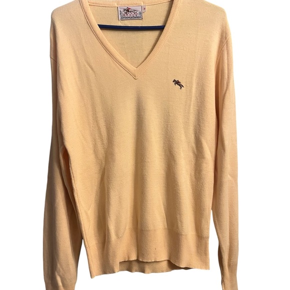 Vintage Steeplechase V-neck Sweater Mens Size Medium Made in USA ACRYLIC - Picture 7 of 10